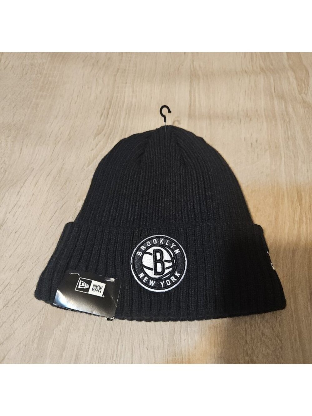 New Era Core Classic Knit Fleece Lined Knit Cap Beanie Hat Black Brooklyn Ny New